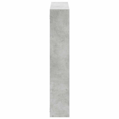 vidaXL Wall Cube Shelf 12 Compartments Concrete Grey Engineered Wood 5