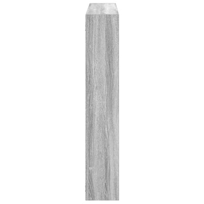 vidaXL Wall Cube Shelf 7 Compartments Grey Sonoma Engineered Wood 5