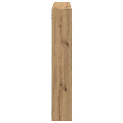 vidaXL Wall Cube Shelf 7 Compartments Artisian Oak Engineered Wood 5