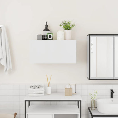 vidaXL Bathroom Wall Cabinet White 60x25x30 cm Engineered Wood 3