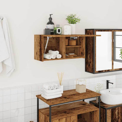 vidaXL Bathroom Wall Cabinet 60x25x30 cm Engineered Wood