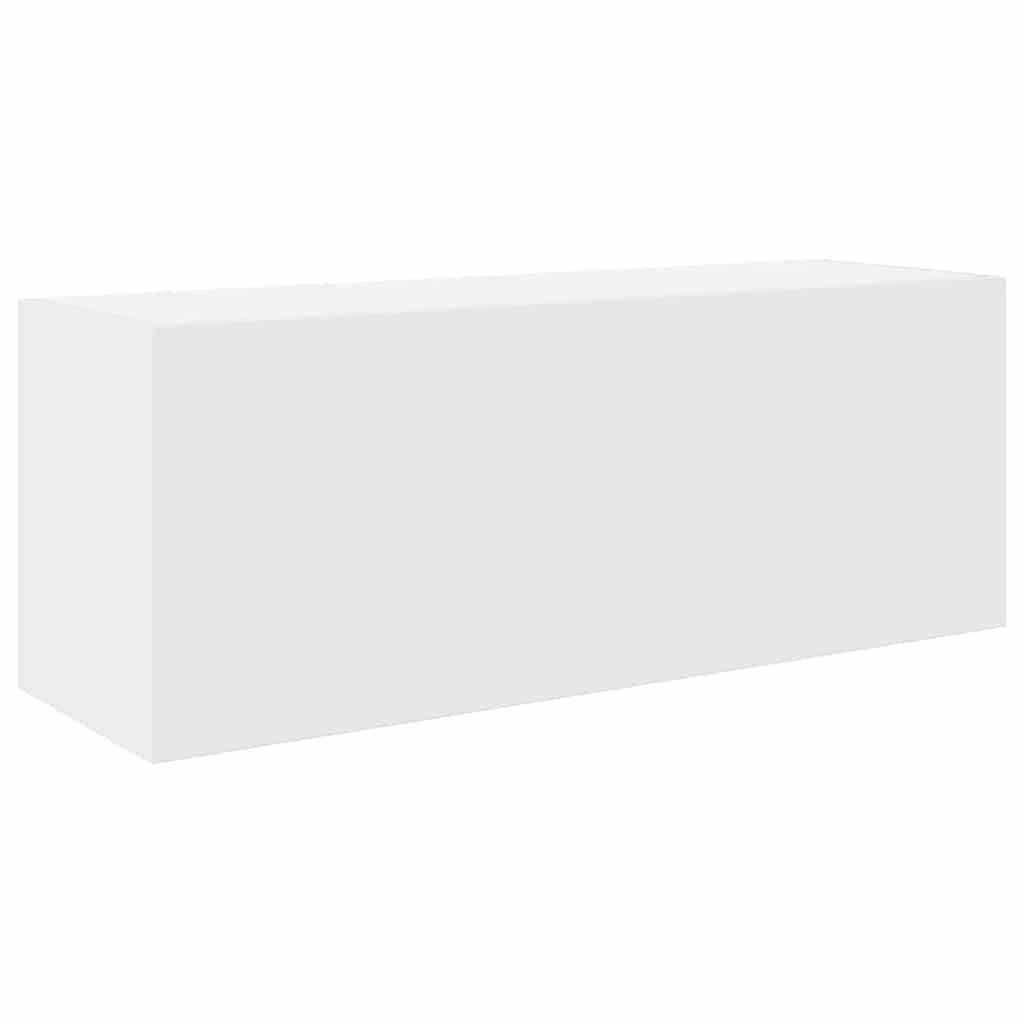 vidaXL Bathroom Wall Cabinet White 80x25x30 cm Engineered Wood 2