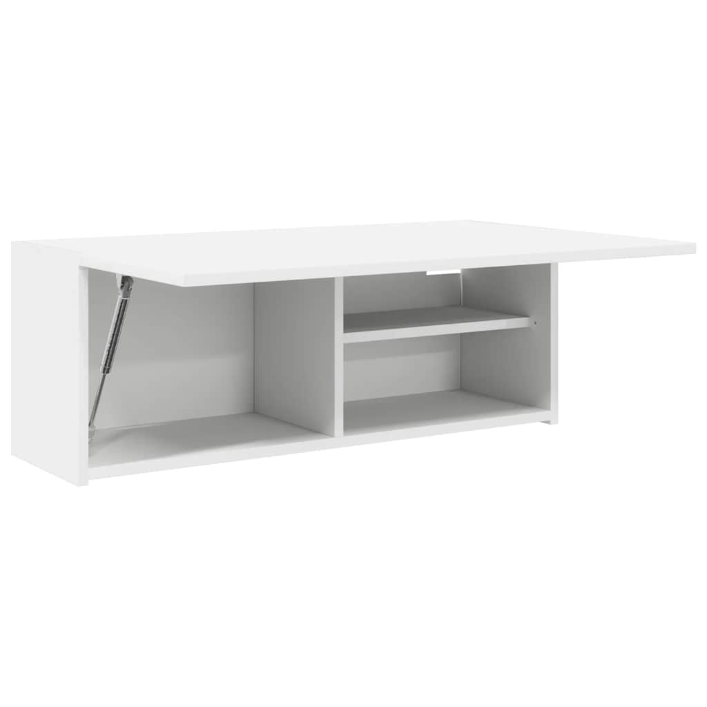 vidaXL Bathroom Wall Cabinet White 80x25x30 cm Engineered Wood 5