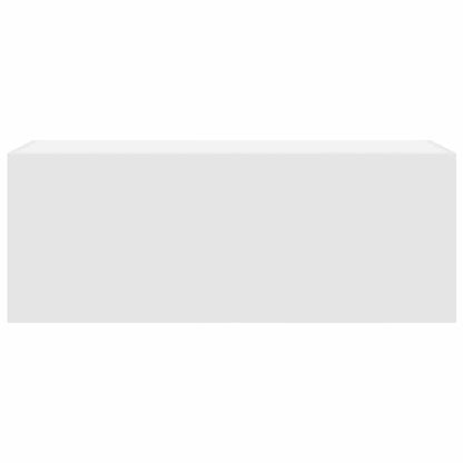 vidaXL Bathroom Wall Cabinet White 80x25x40 cm Engineered Wood 4