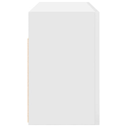 vidaXL Bathroom Wall Cabinet White 80x25x40 cm Engineered Wood 6