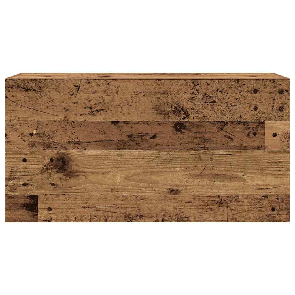 vidaXL Bathroom Wall Cabinet Old Wood 80x25x40 cm Engineered Wood 5