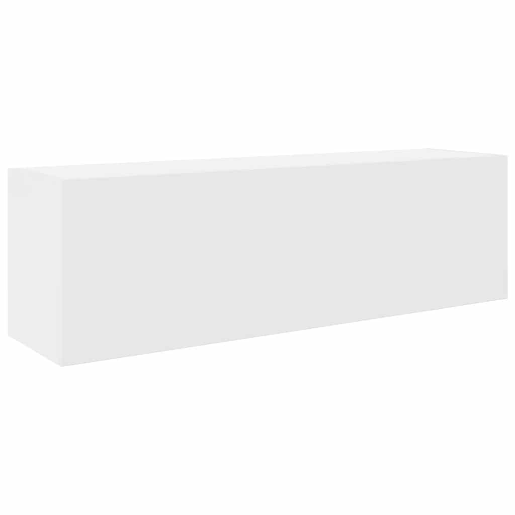 vidaXL Bathroom Wall Cabinet White 100x25x30 cm Engineered Wood 2