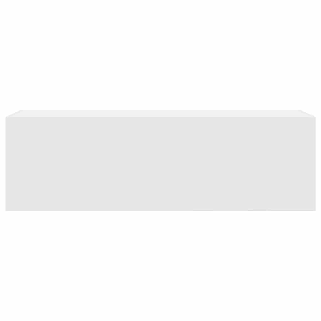 vidaXL Bathroom Wall Cabinet White 100x25x30 cm Engineered Wood 5