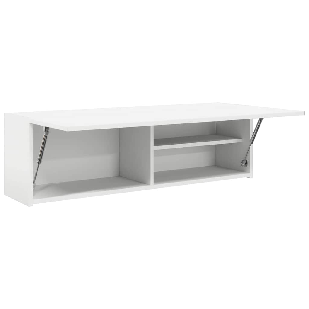 vidaXL Bathroom Wall Cabinet White 100x25x30 cm Engineered Wood 6