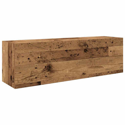 vidaXL Bathroom Wall Cabinet Old Wood 100x25x30 cm Engineered Wood 2