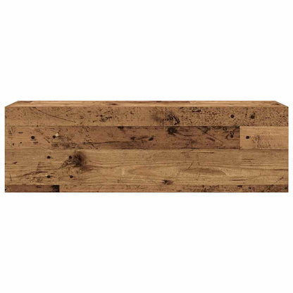 vidaXL Bathroom Wall Cabinet Old Wood 100x25x30 cm Engineered Wood 6