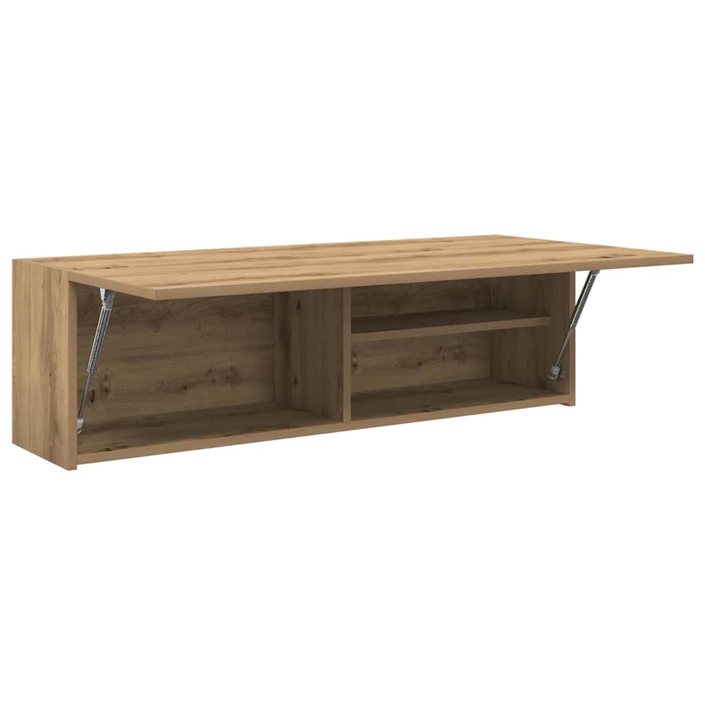 vidaXL Bathroom Wall Cabinet Artisan Oak 100x25x30 cm Engineered Wood 5