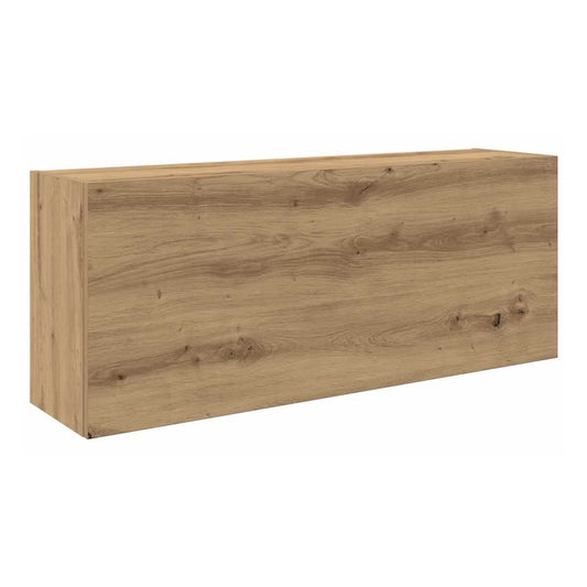 Bathroom Wall Cabinet 100x25x40 cm Engineered Wood Height 40 cm Width 100 cm Artisan oak