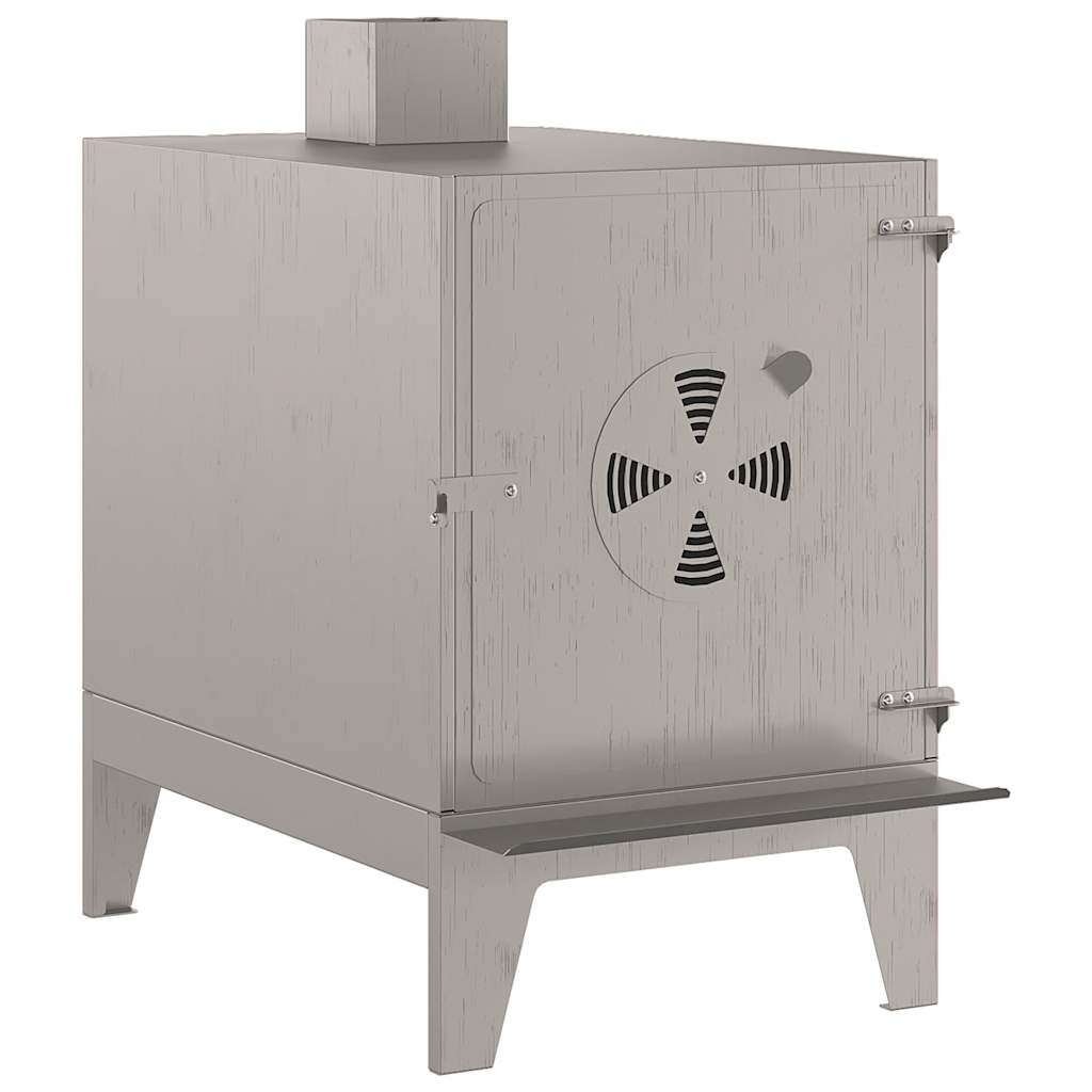 vidaXL Camping Stove 35x50x60 cm Corten Steel 5