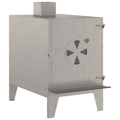 vidaXL Camping Stove 35x50x60 cm Corten Steel 5