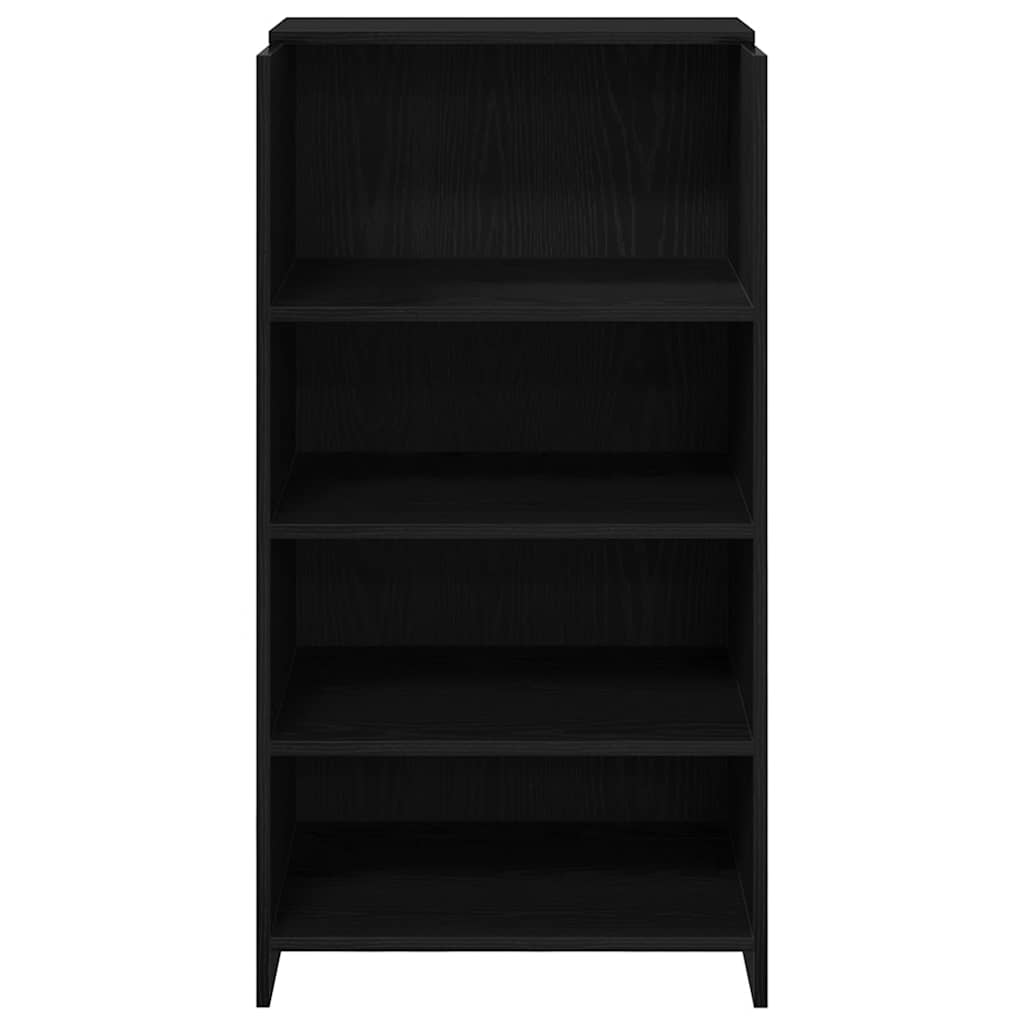 Reception Desk 55x50x103,5 cm Engineered Wood Black 55 x 50 x 103.5 cm