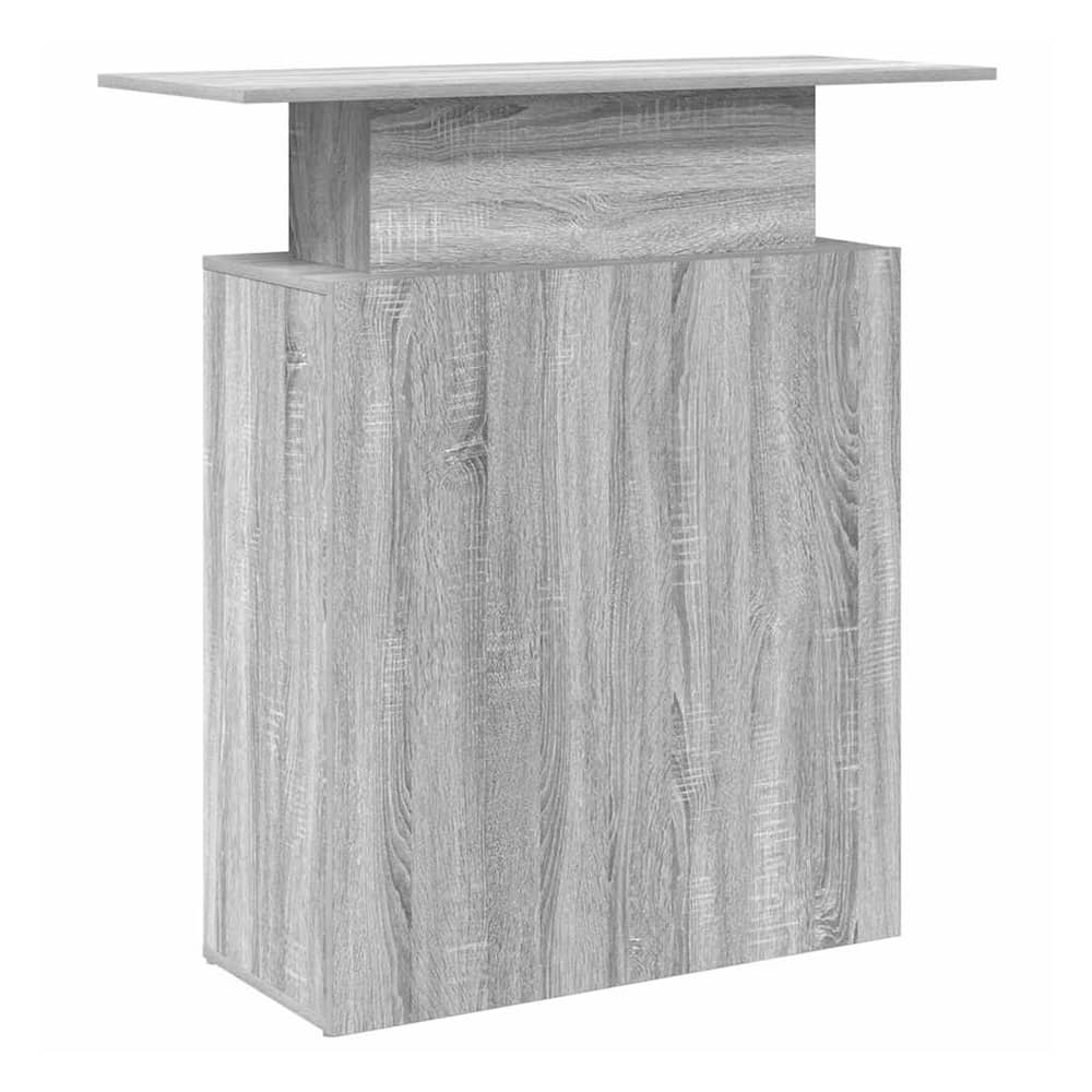 Reception Desk 100x40x104 cm Engineered Wood Grey sonoma