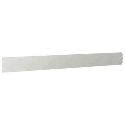 vidaXL Lawn Edging 10 pcs 10 x 103 cm Stainless Steel Silver 5