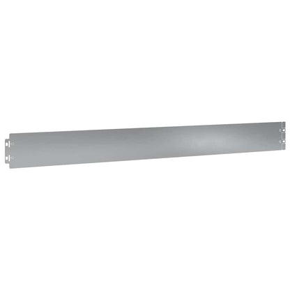 vidaXL Lawn Edgings 50 pcs 10x103 cm Galvanised Steel 4