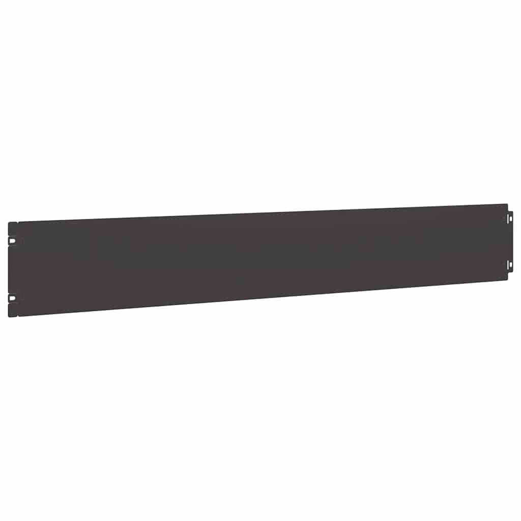 vidaXL Lawn Edging 10 pcs 15 x 103 cm Steel Black 5