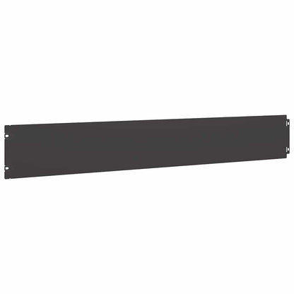 vidaXL Lawn Edging 10 pcs 15 x 103 cm Steel Black 5