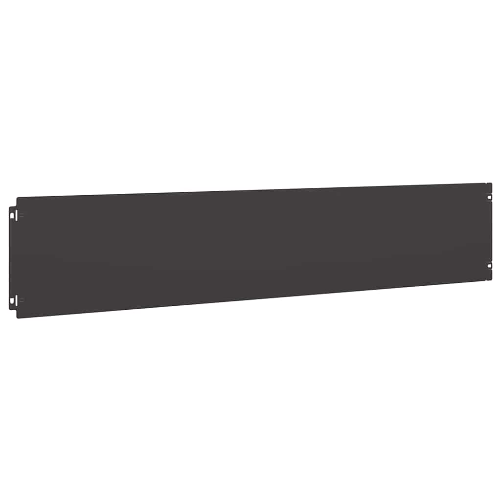 vidaXL Lawn Edgings 10 pcs Black 20x103 cm Cold-rolled Steel 4