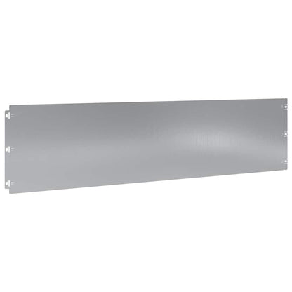 vidaXL Lawn Edging 10 pcs 25 x 103 cm Galvanised Steel Silver 4