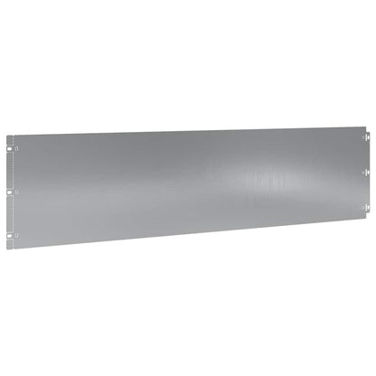 vidaXL Lawn Edging 10 pcs 25 x 103 cm Galvanised Steel Silver 5