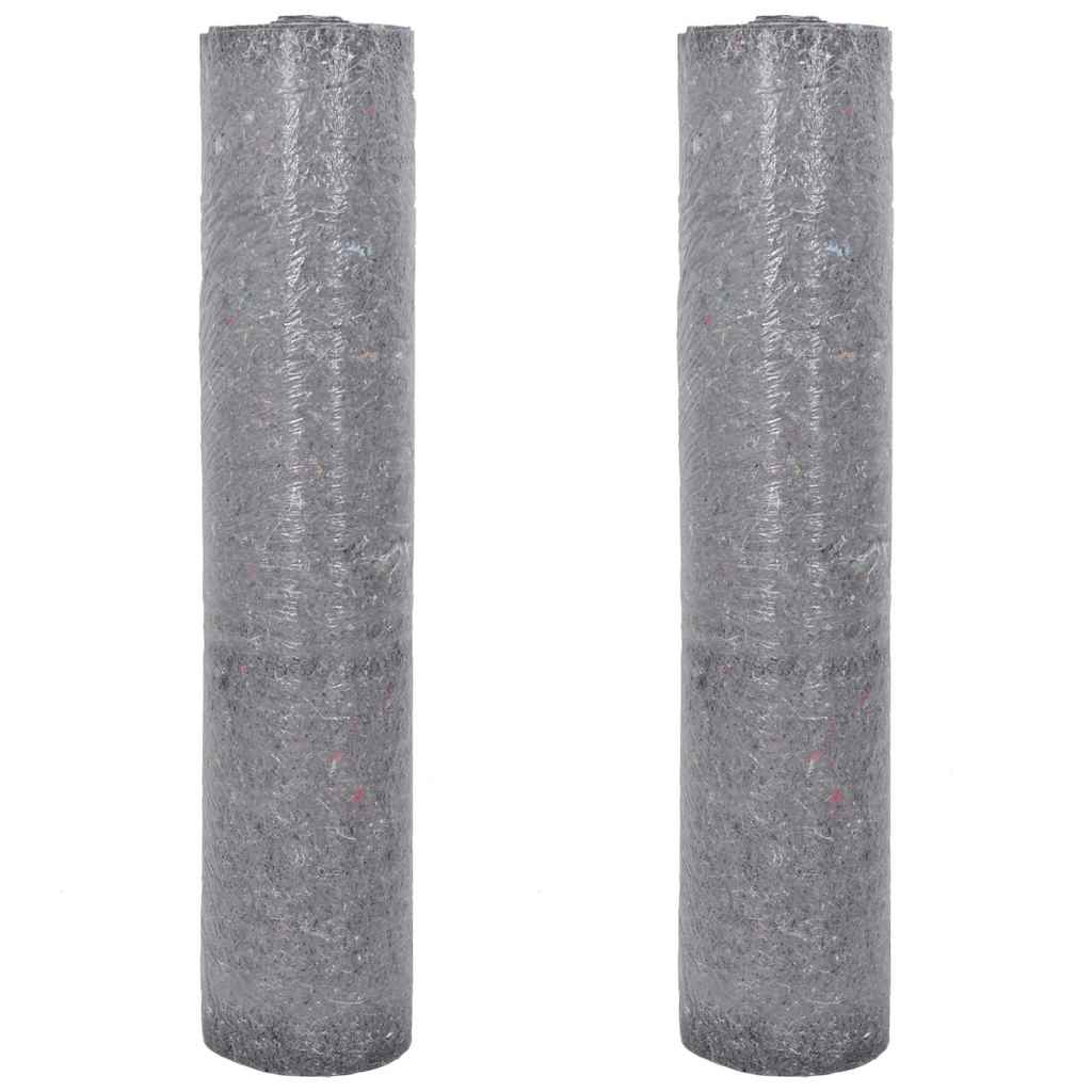 vidaXL Non-slip Painter Fleeces 2 pcs 25 m 180 g/m² Grey 2