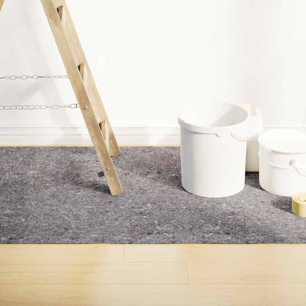vidaXL Non-slip Painter Fleeces 2 pcs 25 m 220 g/m² Grey 1