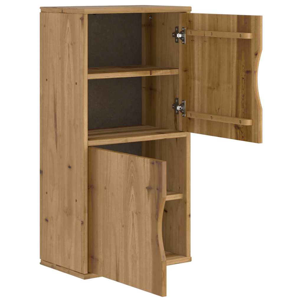 vidaXL Side Cabinet ODDA 40x24x79 cm Solid Wood Pine 6