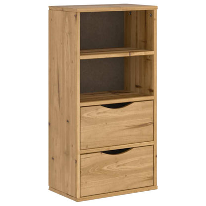 vidaXL Side Cabinet with Drawers ODDA 40x24x79 cm Solid Wood Pine 2