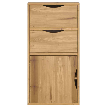 vidaXL Side Cabinet with Drawers ODDA 40x24x79 cm Solid Wood Pine 6