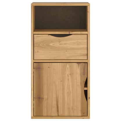 vidaXL Side Cabinet with Drawer ODDA 40x24x79 cm Solid Wood Pine 6