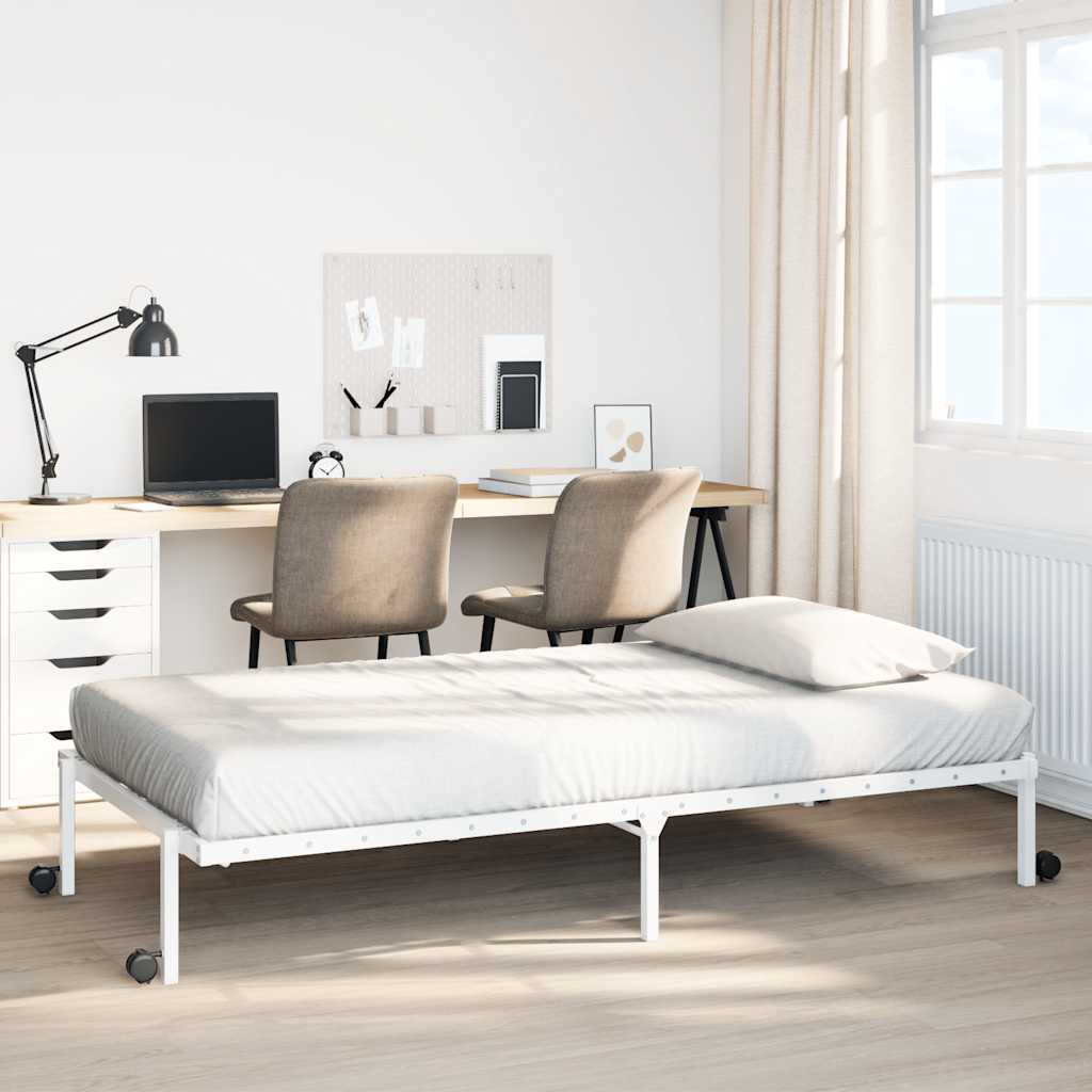 vidaXL Bed Frame without Mattress Foldable Steel