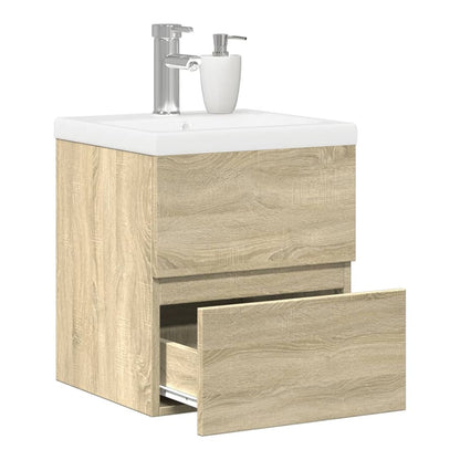 vidaXL 2 Piece Bathroom Furniture Set Engineered Wood
