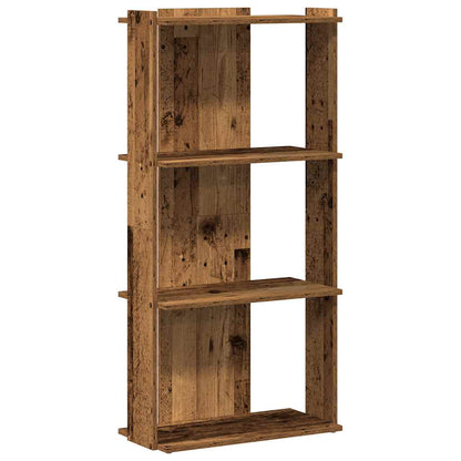 vidaXL Bookcase 3-Tier Old Wood 60x30x120 cm Engineered Wood 2