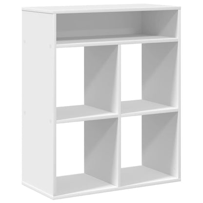 vidaXL Book Cabinet White 66x31x80 cm Engineered Wood 2