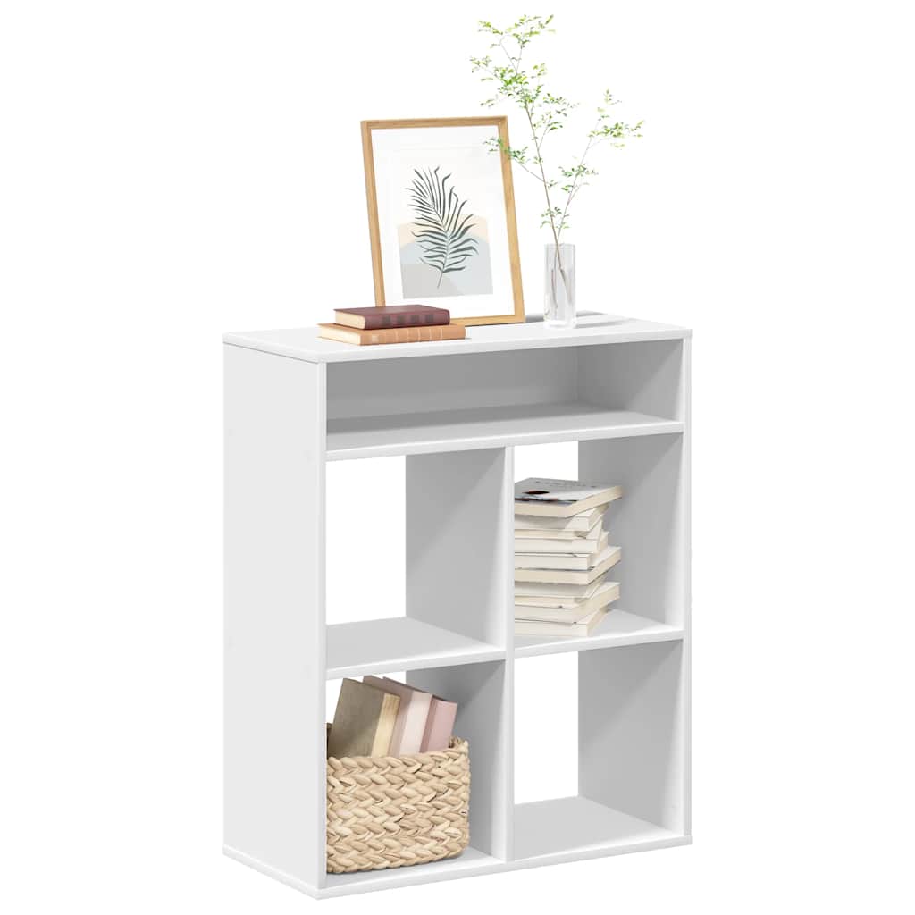vidaXL Book Cabinet White 66x31x80 cm Engineered Wood 1