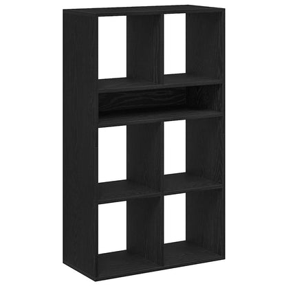 vidaXL Book Cabinet Black 66x31x112 cm Engineered Wood 2