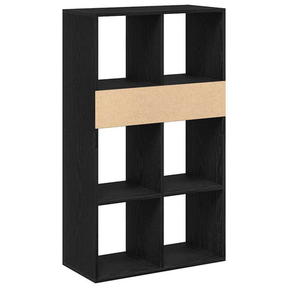 vidaXL Book Cabinet Black 66x31x112 cm Engineered Wood 6