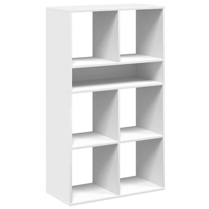 vidaXL Book Cabinet White 66x31x112 cm Engineered Wood 2