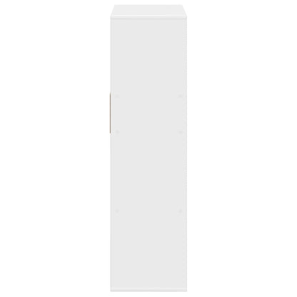 vidaXL Book Cabinet White 66x31x112 cm Engineered Wood 5