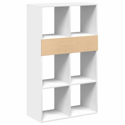 vidaXL Book Cabinet White 66x31x112 cm Engineered Wood 6