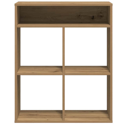 vidaXL Book Cabinet Artisan Oak 66x31x80 cm Engineered Wood 4