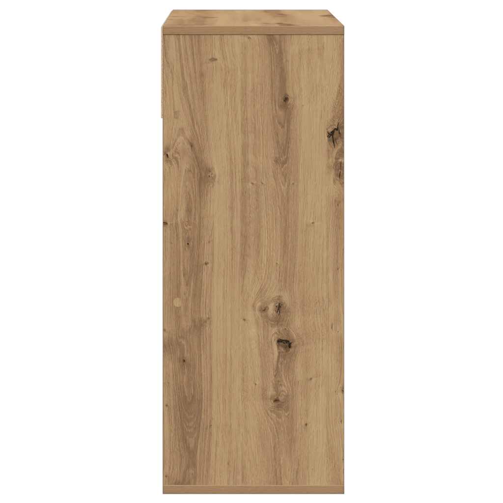 vidaXL Book Cabinet Artisan Oak 66x31x80 cm Engineered Wood 5