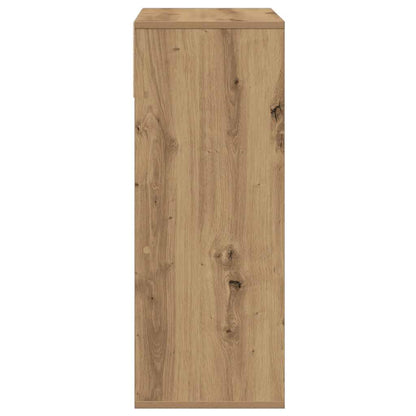 vidaXL Book Cabinet Artisan Oak 66x31x80 cm Engineered Wood 5