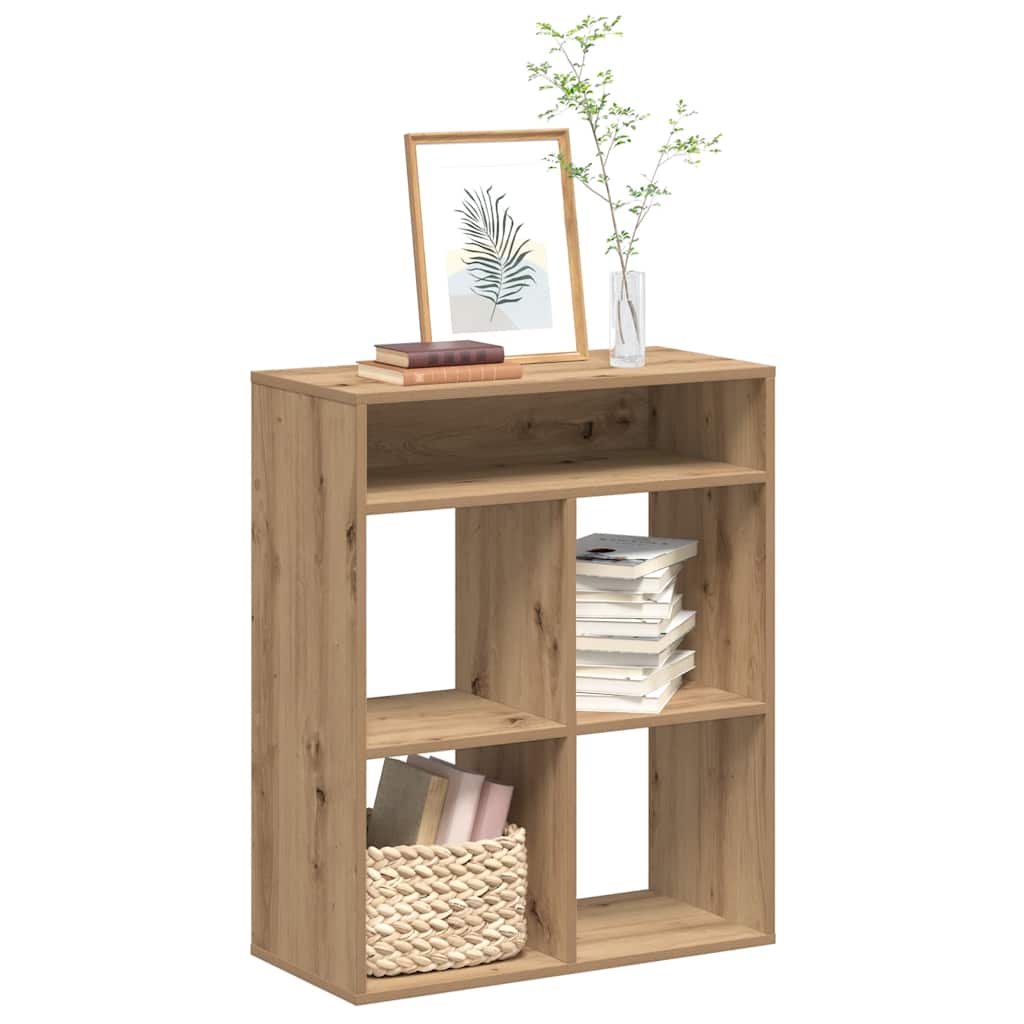 vidaXL Book Cabinet Artisan Oak 66x31x80 cm Engineered Wood 1
