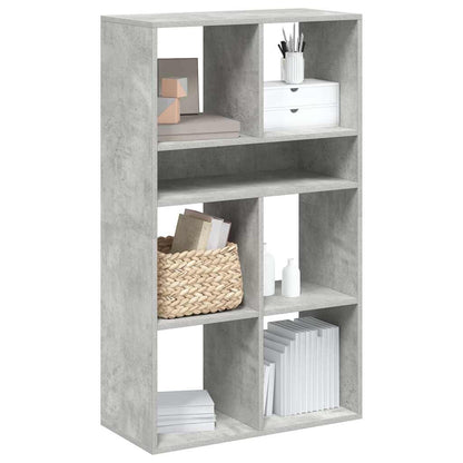 vidaXL Book Cabinet Concrete Grey 66x31x112 cm Engineered Wood 1