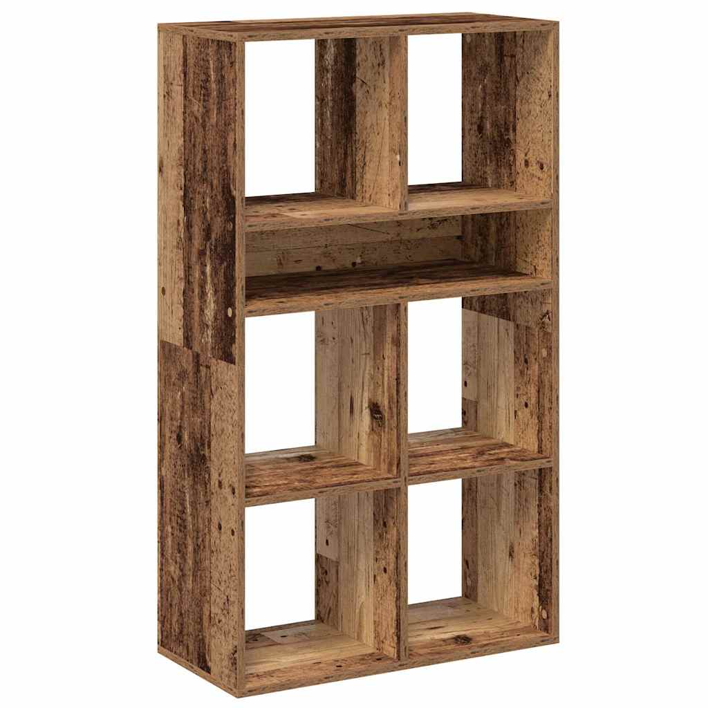 vidaXL Book Cabinet Old Wood 66x31x112 cm Engineered Wood 2
